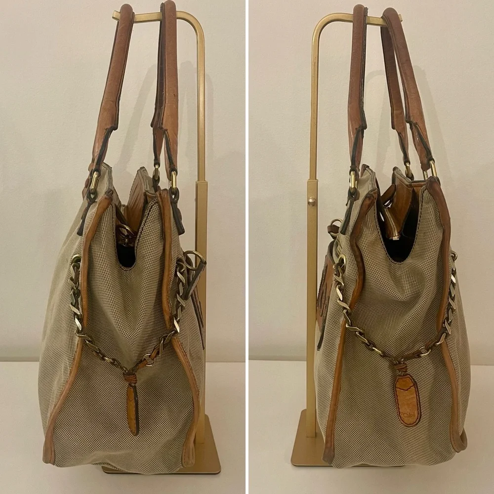 Chloé Haley Canvas Tote - Picture 3 of 8